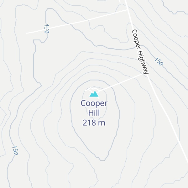 Map of Cooper Hill