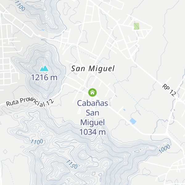 Map of Cabañas San Miguel