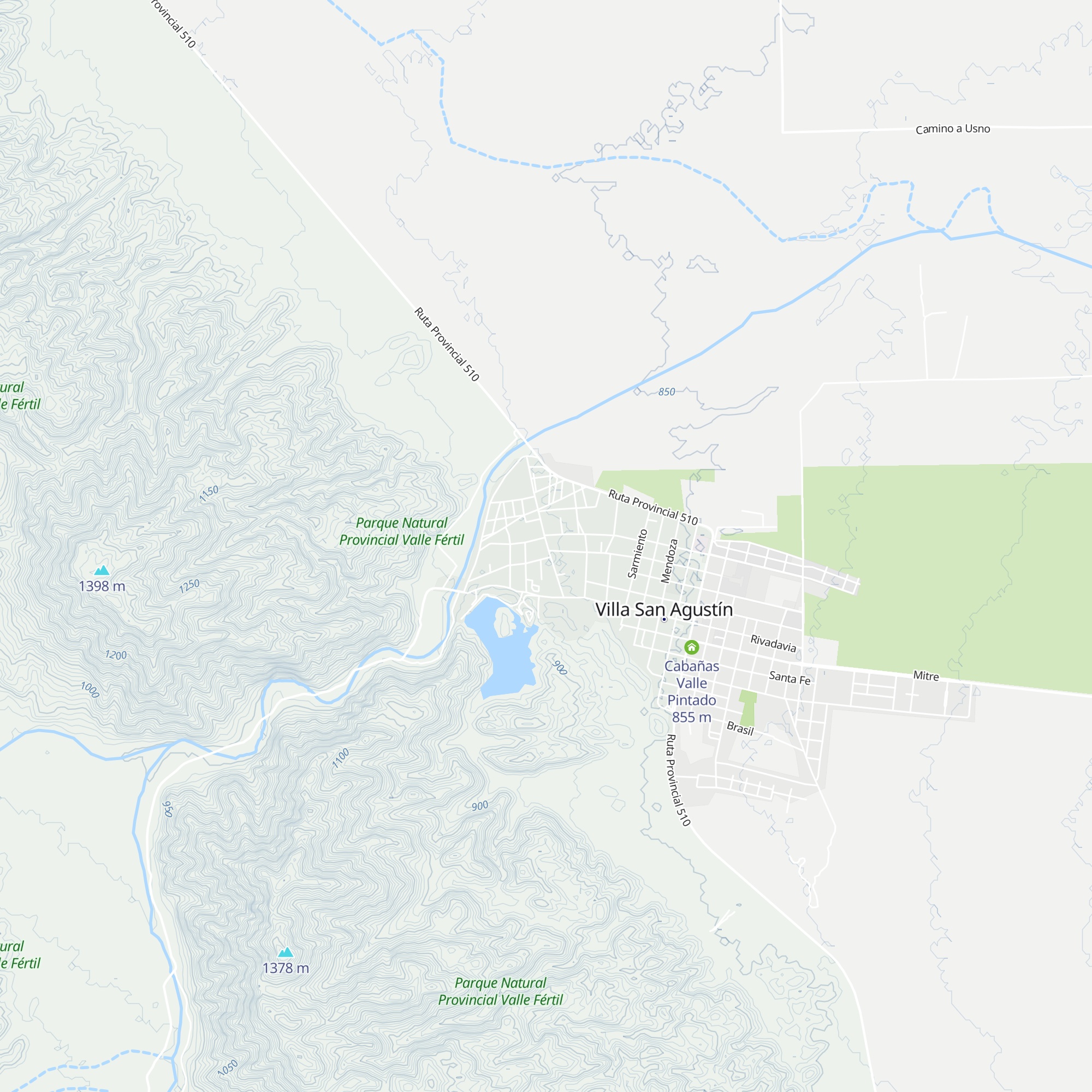 Don Isauro map