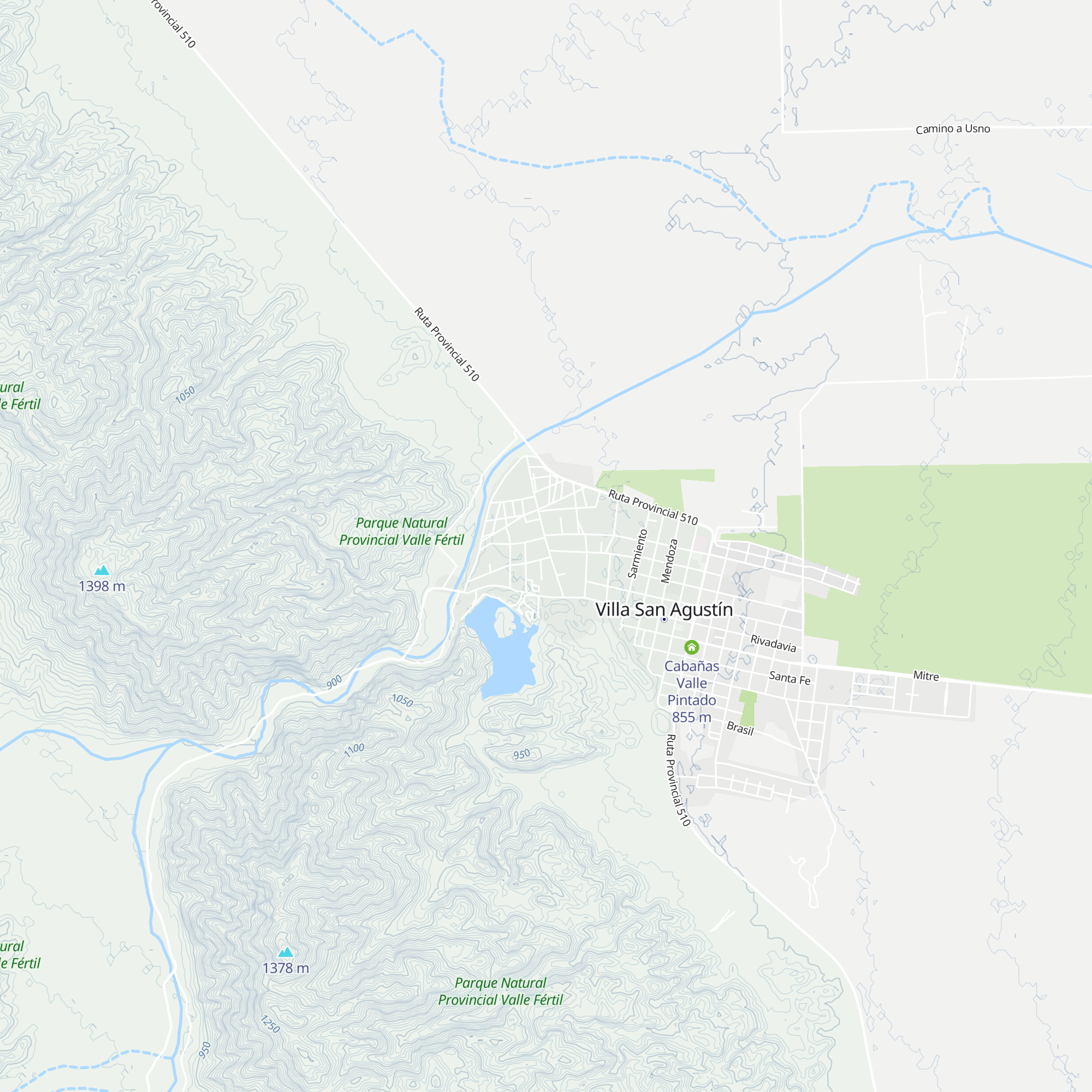 Don Isauro map
