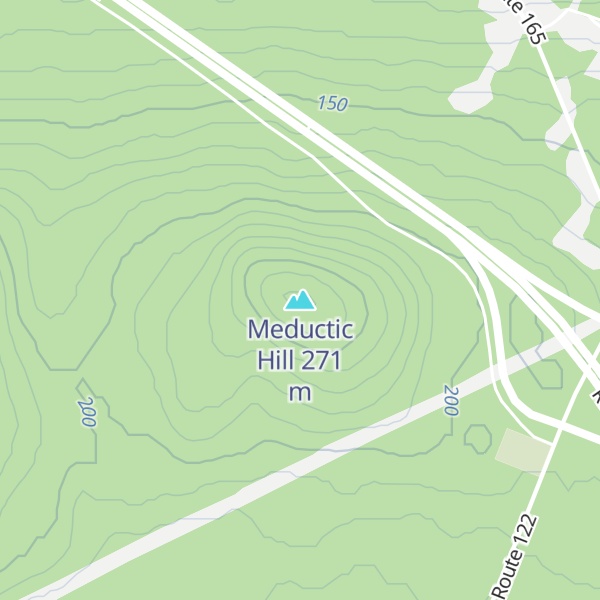 Map of Meductic Hill