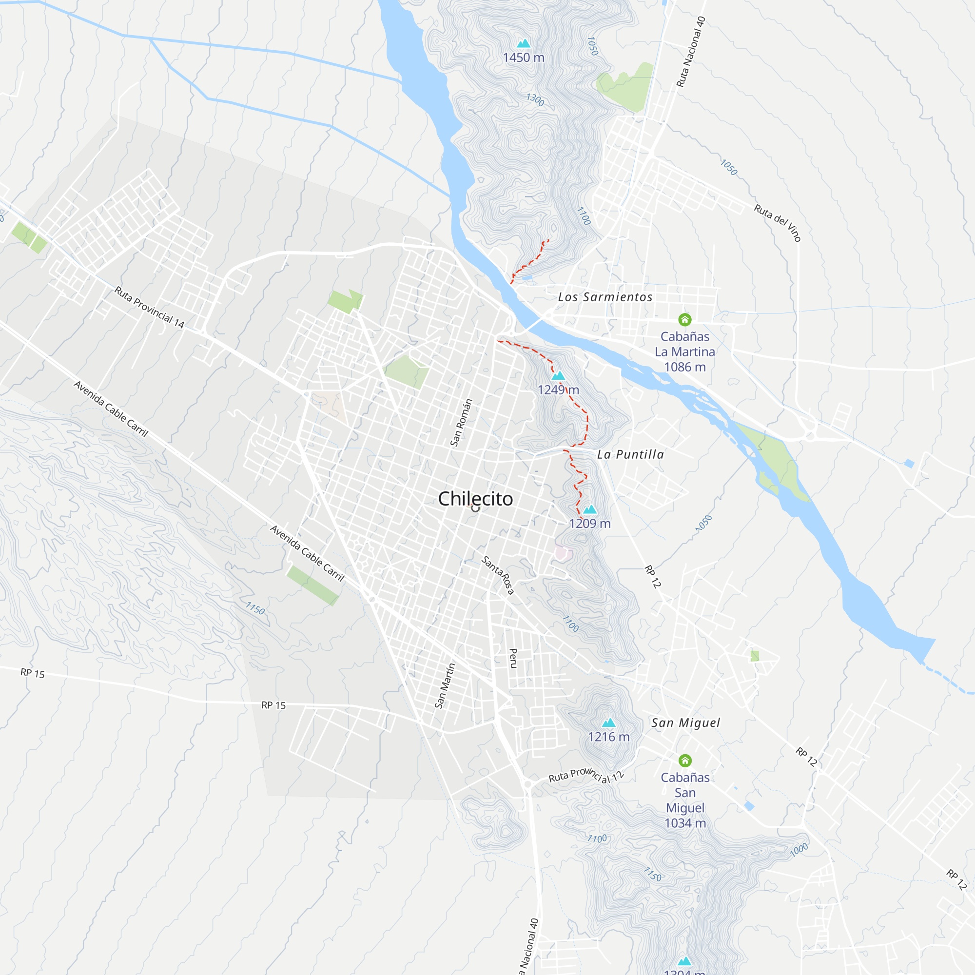 Secretaría de Turismo map
