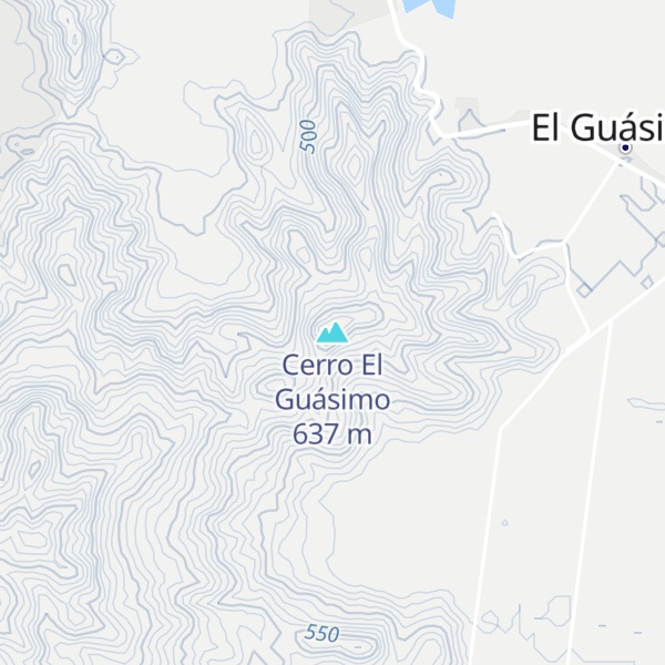 Map of Cerro El Guásimo