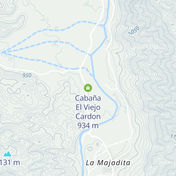 Map of Cabaña El Viejo Cardon