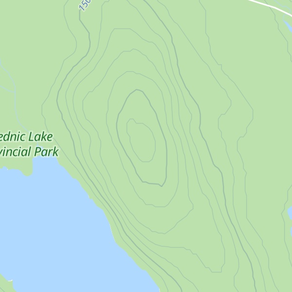Map of East Brook Ridge