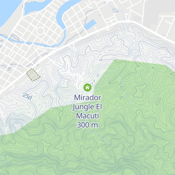 Map of Mirador Jungle El Macuti
