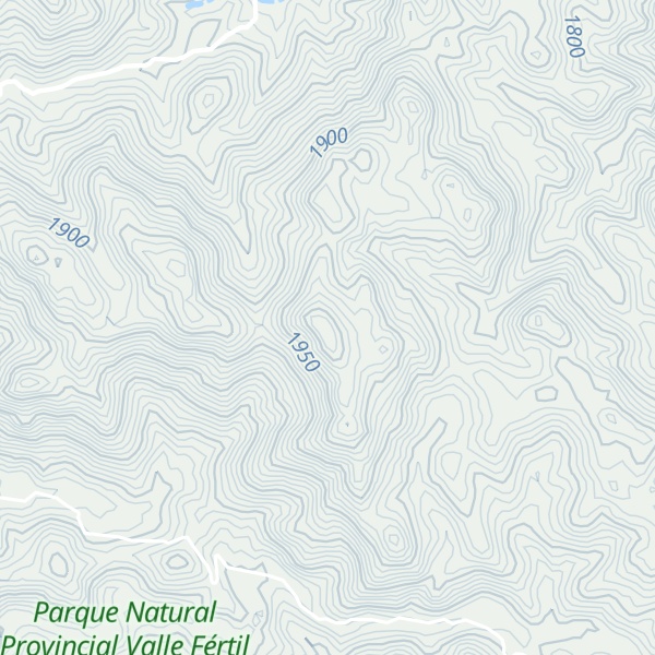 Map of Cerro Tres Puntas