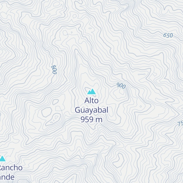 Map of Alto Guayabal