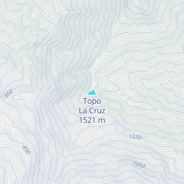 Map of Topo La Cruz