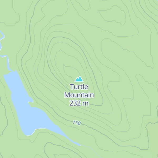 Map of Turtle Mountain