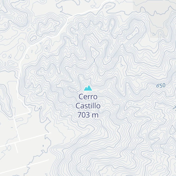 Map of Cerro Castillo