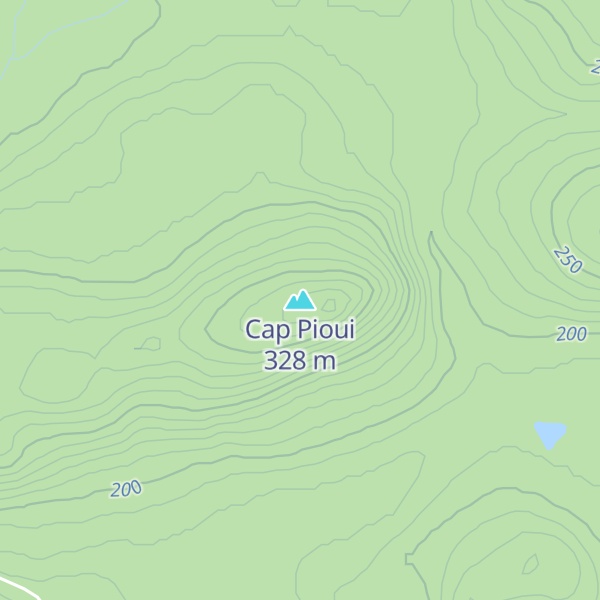Map of Cap Pioui