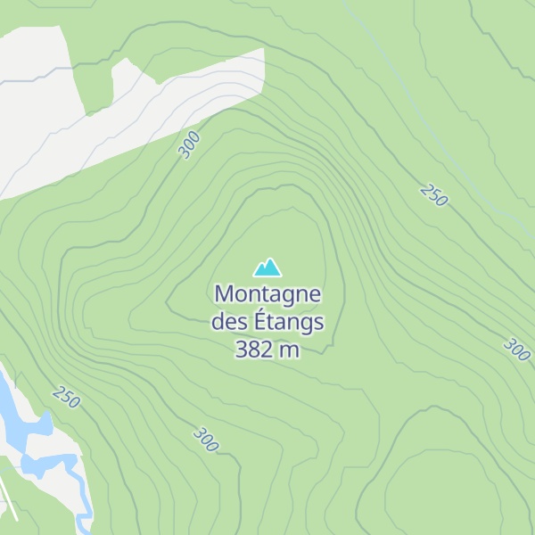 Map of Montagne des Étangs