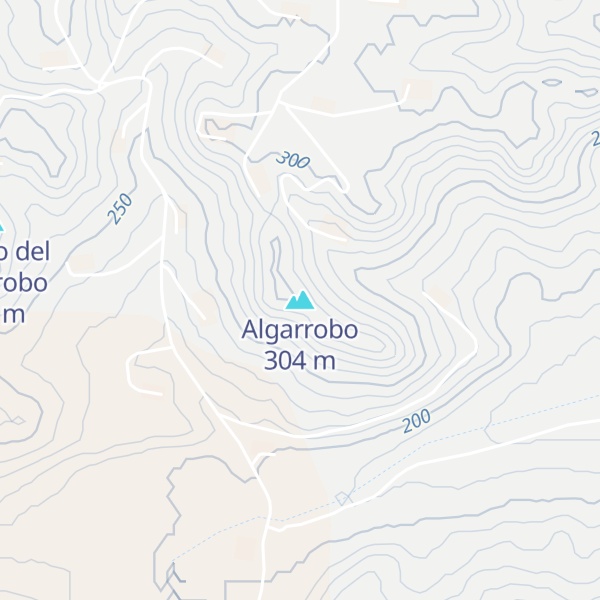 Map of Algarrobo