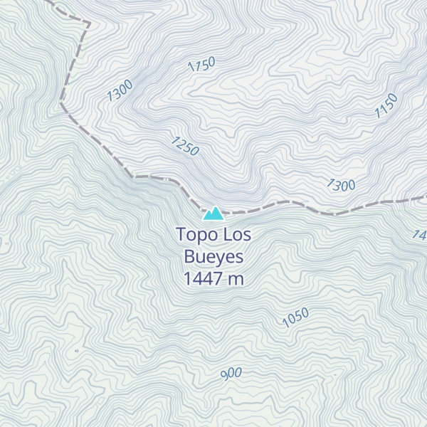 Map of Topo Los Bueyes