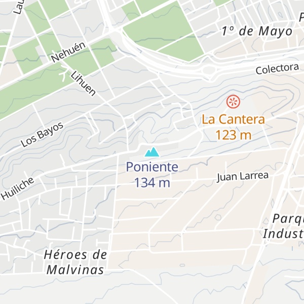 Map of Poniente