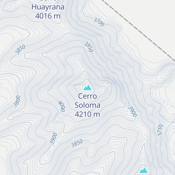 Map of Cerro Soloma