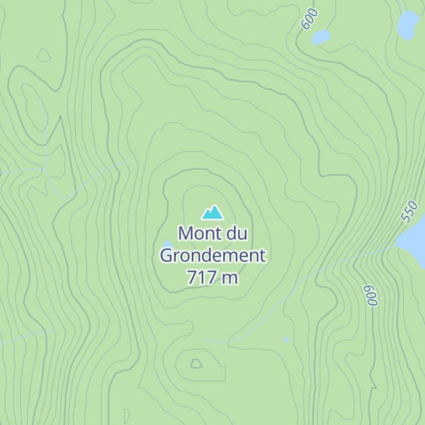 Map of Mont du Grondement
