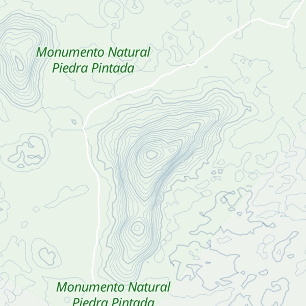Map of Piedra Pintada