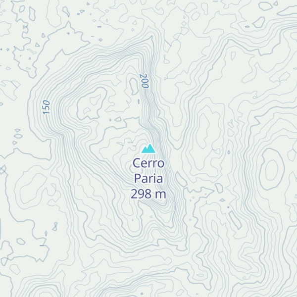 Map of Cerro Paria