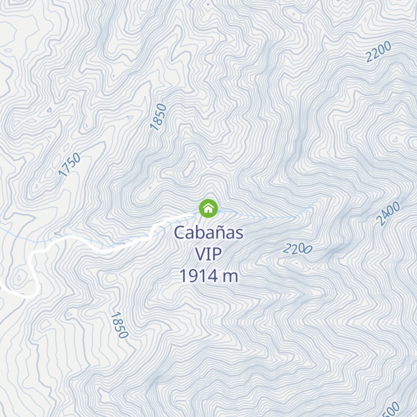 Map of Cabañas VIP