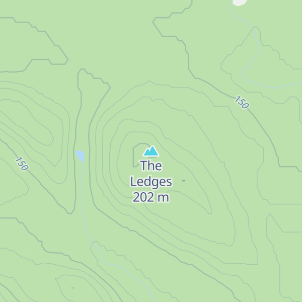 Map of The Ledges