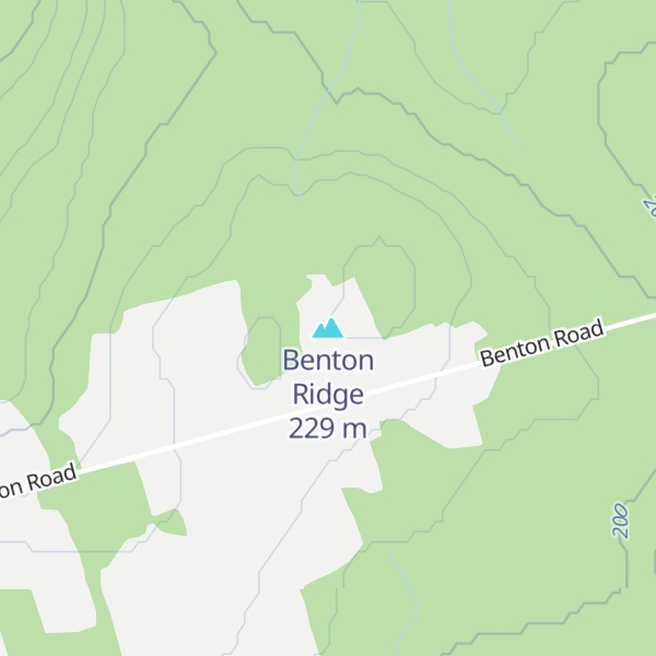 Map of Benton Ridge