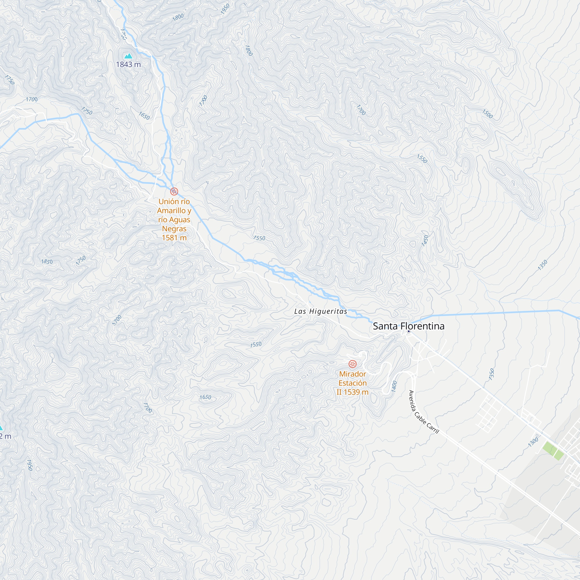 Cabañas "Río Amarillo" map