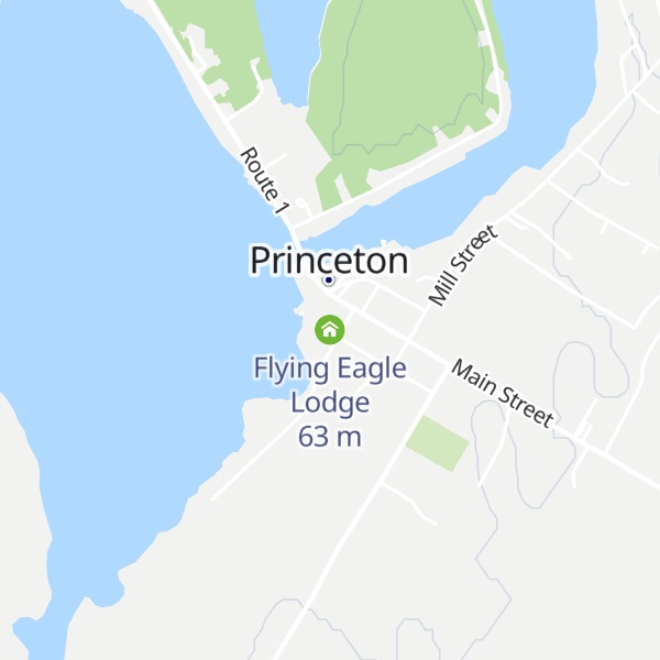 Map of Flying Eagle Lodge