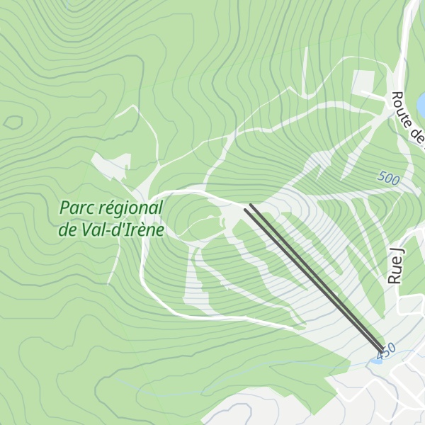 Map of Val d'Irène