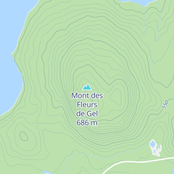 Map of Mont des Fleurs de Gel