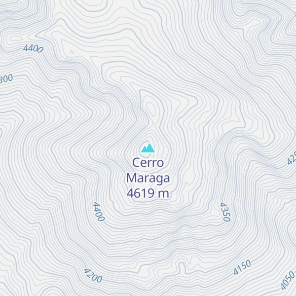 Map of Cerro Maraga