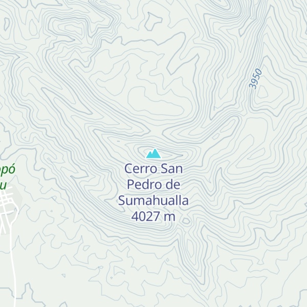 Map of Cerro San Pedro de Sumahualla