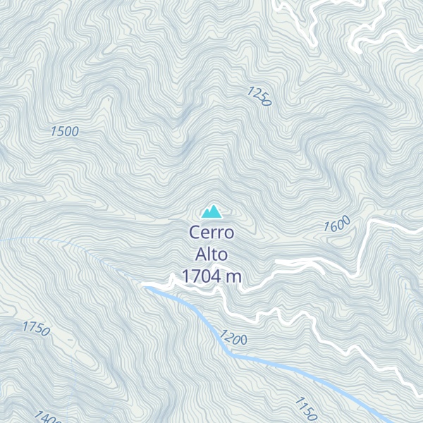 Map of Cerro Alto