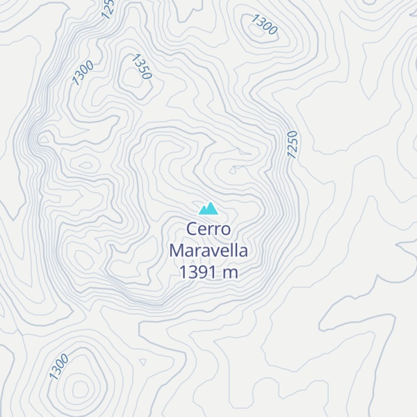 Map of Cerro Maravella