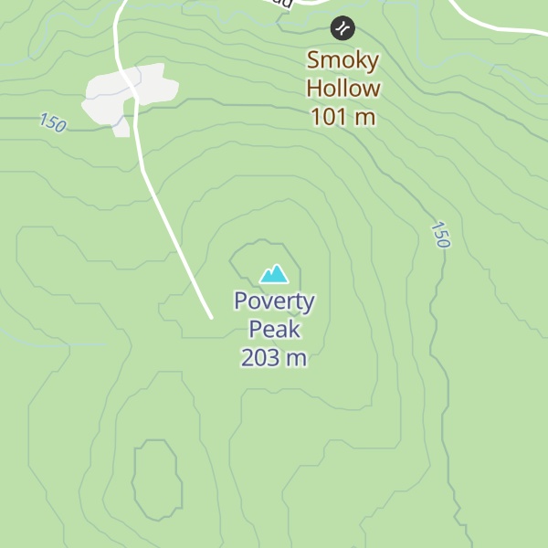 Map of Poverty Peak