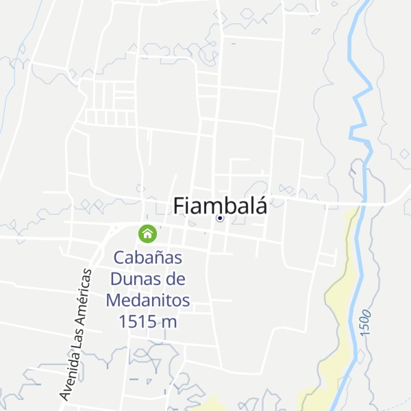 Map of Cabañas Aire de los Andes