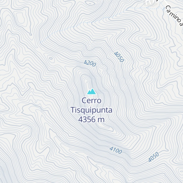 Map of Cerro Tisquipunta