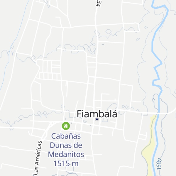 Map of Cabañas Lunita