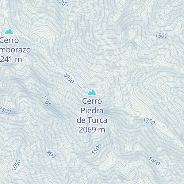 Map of Cerro Piedra de Turca
