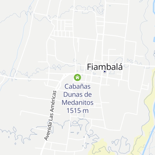 Map of Cabañas Dunas de Medanitos