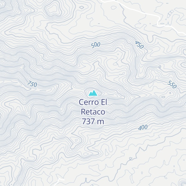 Map of Cerro El Retaco
