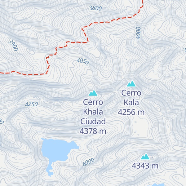 Map of Cerro Khala Ciudad