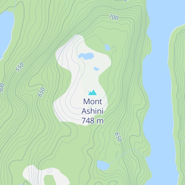 Map of Mont Ashini