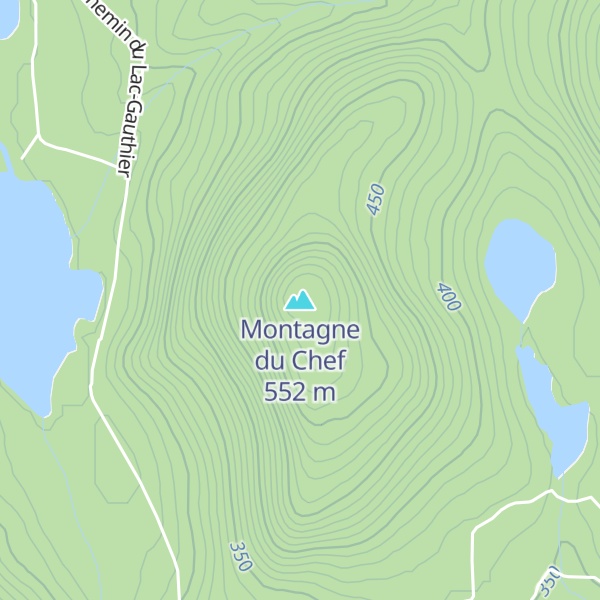 Map of Montagne du Chef