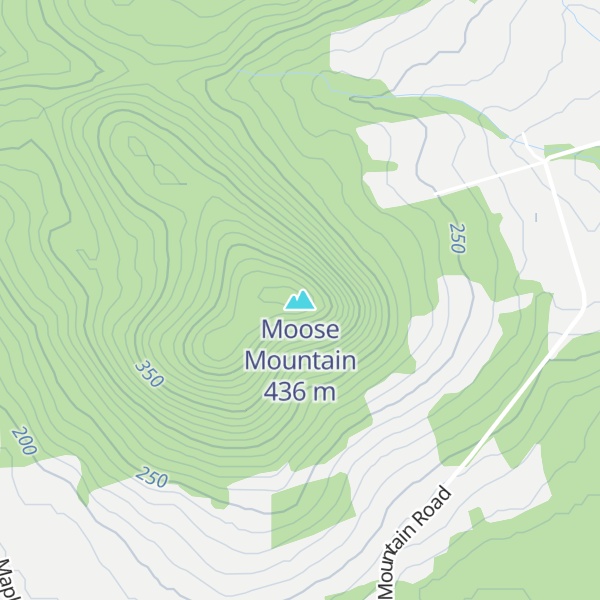 Map of Moose Mountain