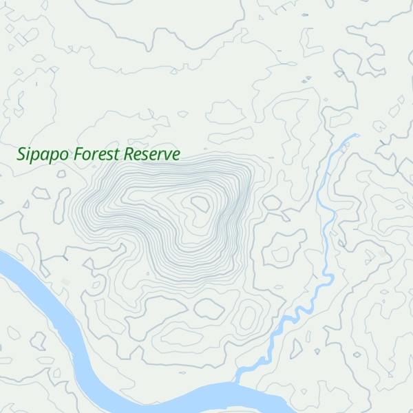 Map of Cerro Guayabo
