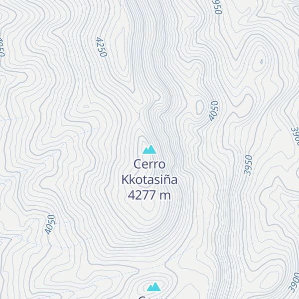 Map of Cerro Kkotasiña