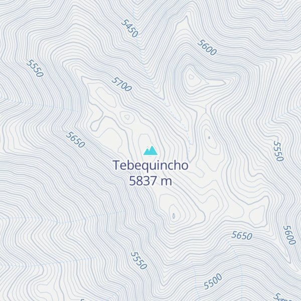 Map of Tebequincho