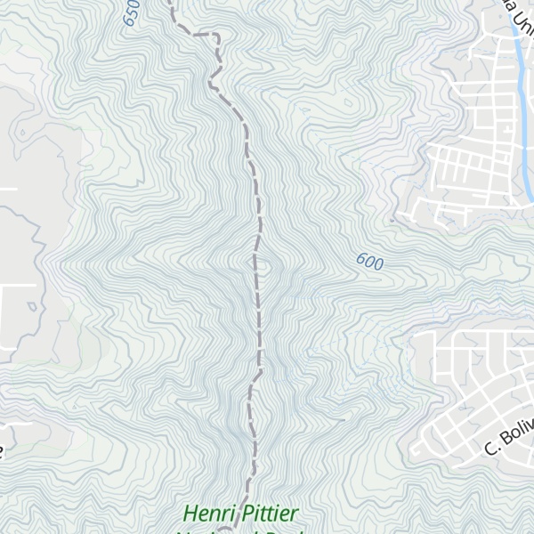 Map of Cerro El Picacho